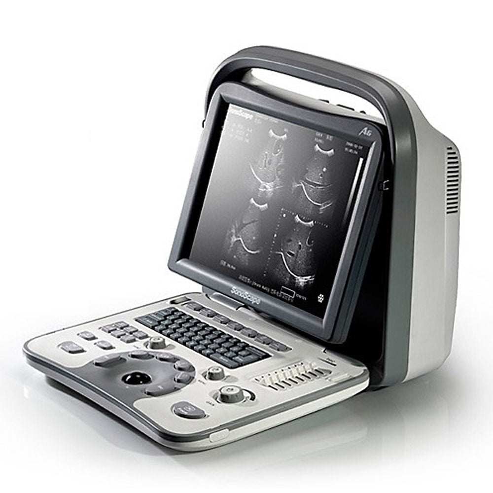 Portable SonoScape A6 Ultrasound Machine Scanner System - Transvaginal & Convex DIAGNOSTIC ULTRASOUND MACHINES FOR SALE