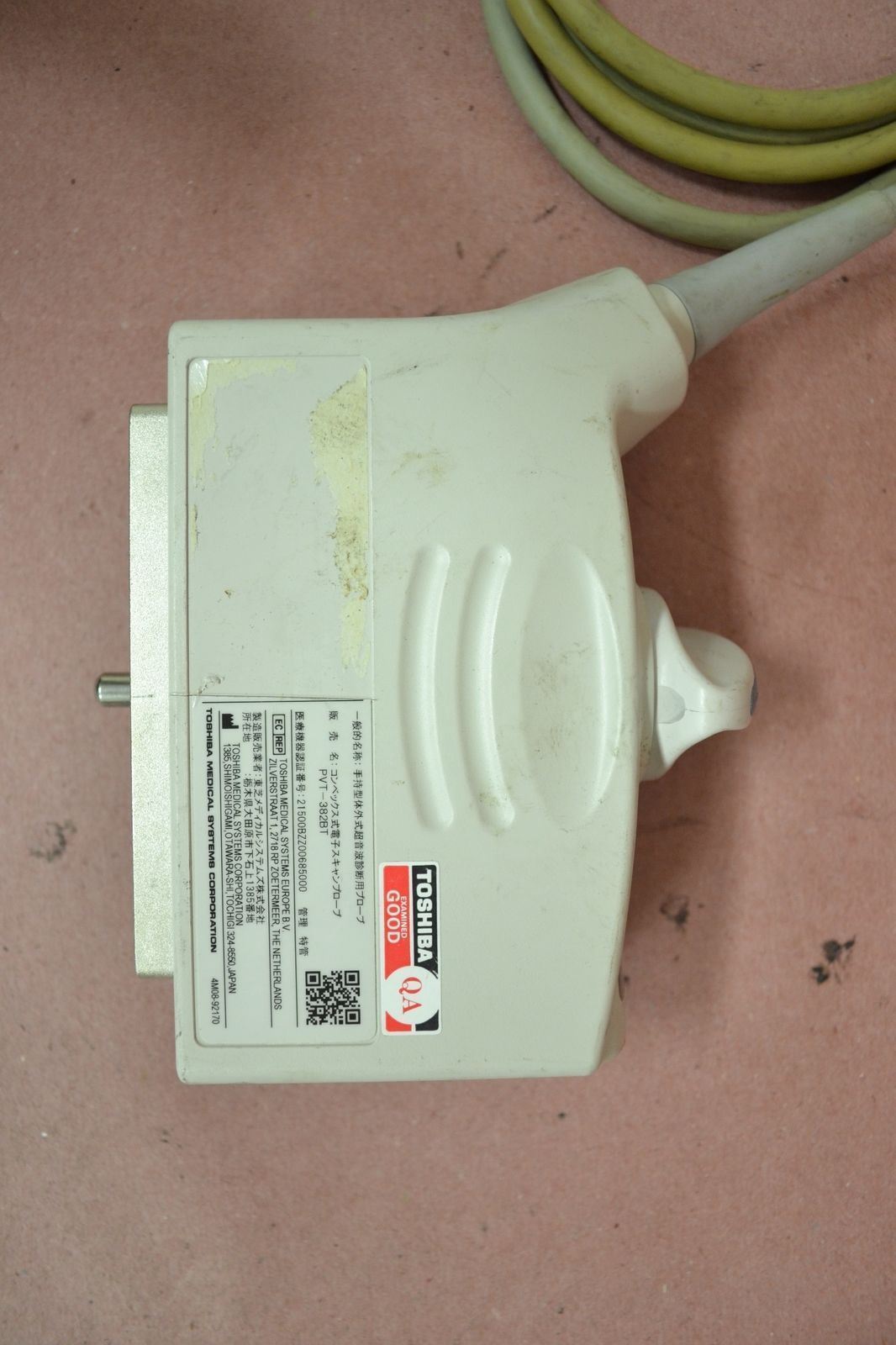 Toshiba Viamo PVT-382BT 5.5-1.8MHz Convex Ultrasound Transducer