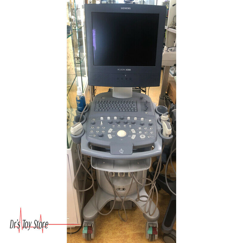 Siemens Acuson X300 Ultrasound System with 3 Transducers DIAGNOSTIC ULTRASOUND MACHINES FOR SALE