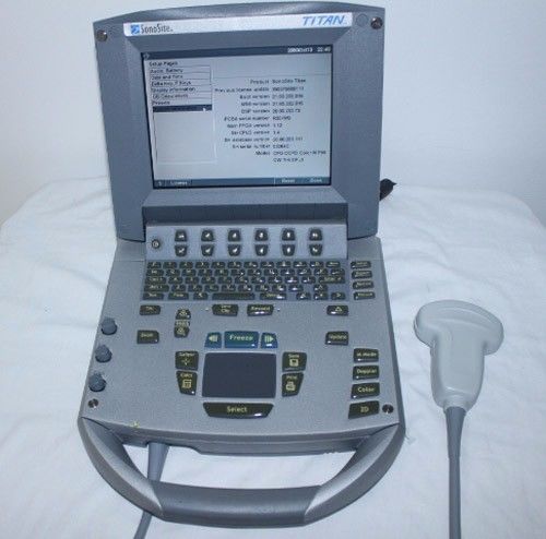 Sonosite Titan Portable Ultrasound System with Probe DIAGNOSTIC ULTRASOUND MACHINES FOR SALE