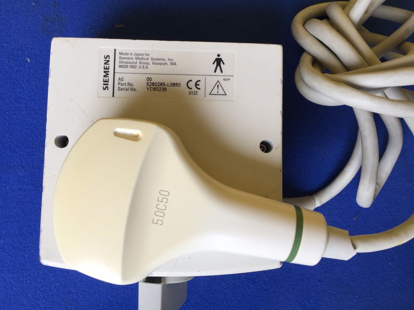 SIEMENS 5.0 C50 ULTRASOUND TRANSDUCER PROBE SONOLINE ELEGRA ACUSON CV70 FREESHIP DIAGNOSTIC ULTRASOUND MACHINES FOR SALE