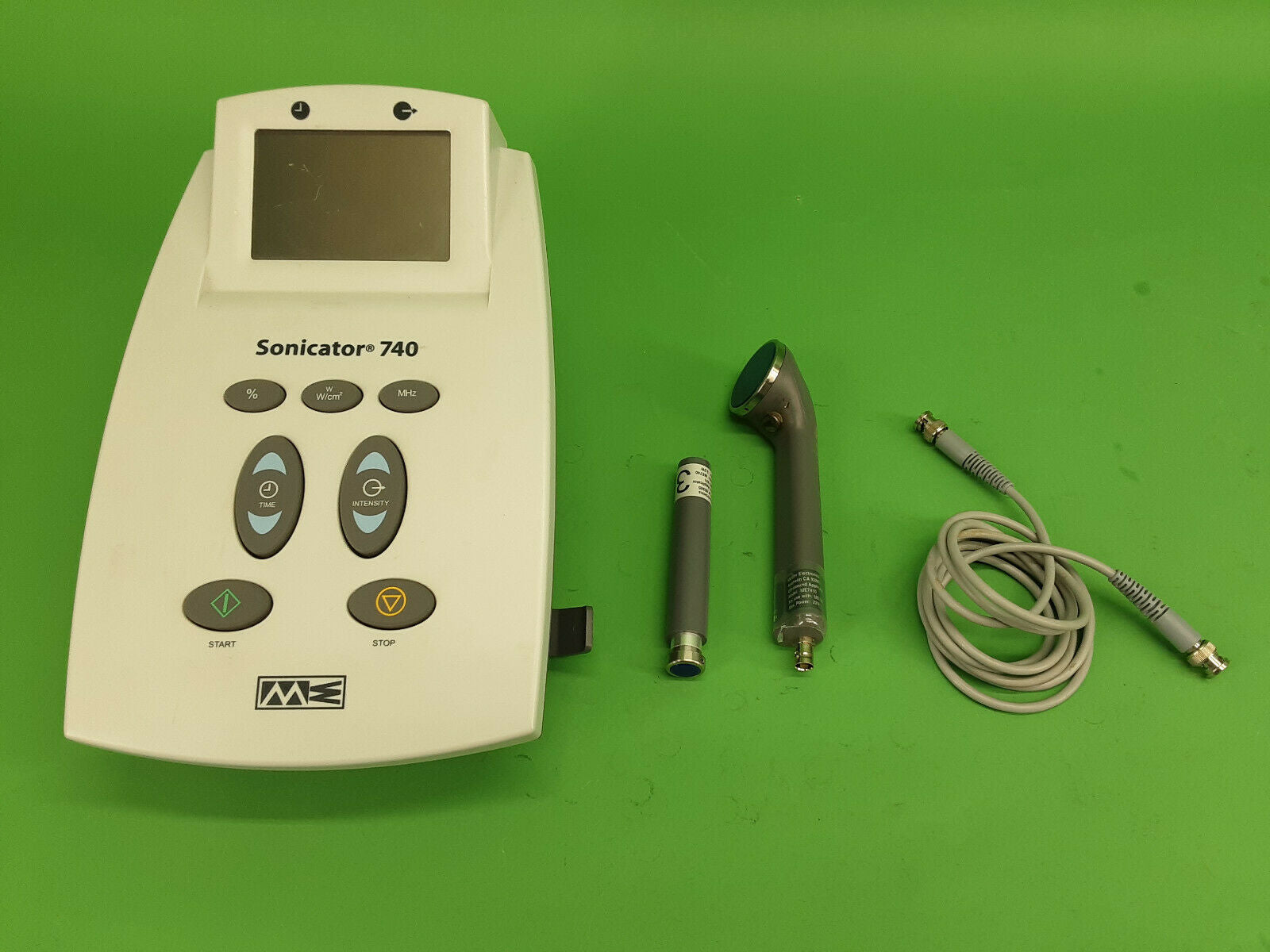 Mettler Sonicator 740 3 MHz Therapeutic Ultrasound Unit w/ 1cm Applicator DIAGNOSTIC ULTRASOUND MACHINES FOR SALE