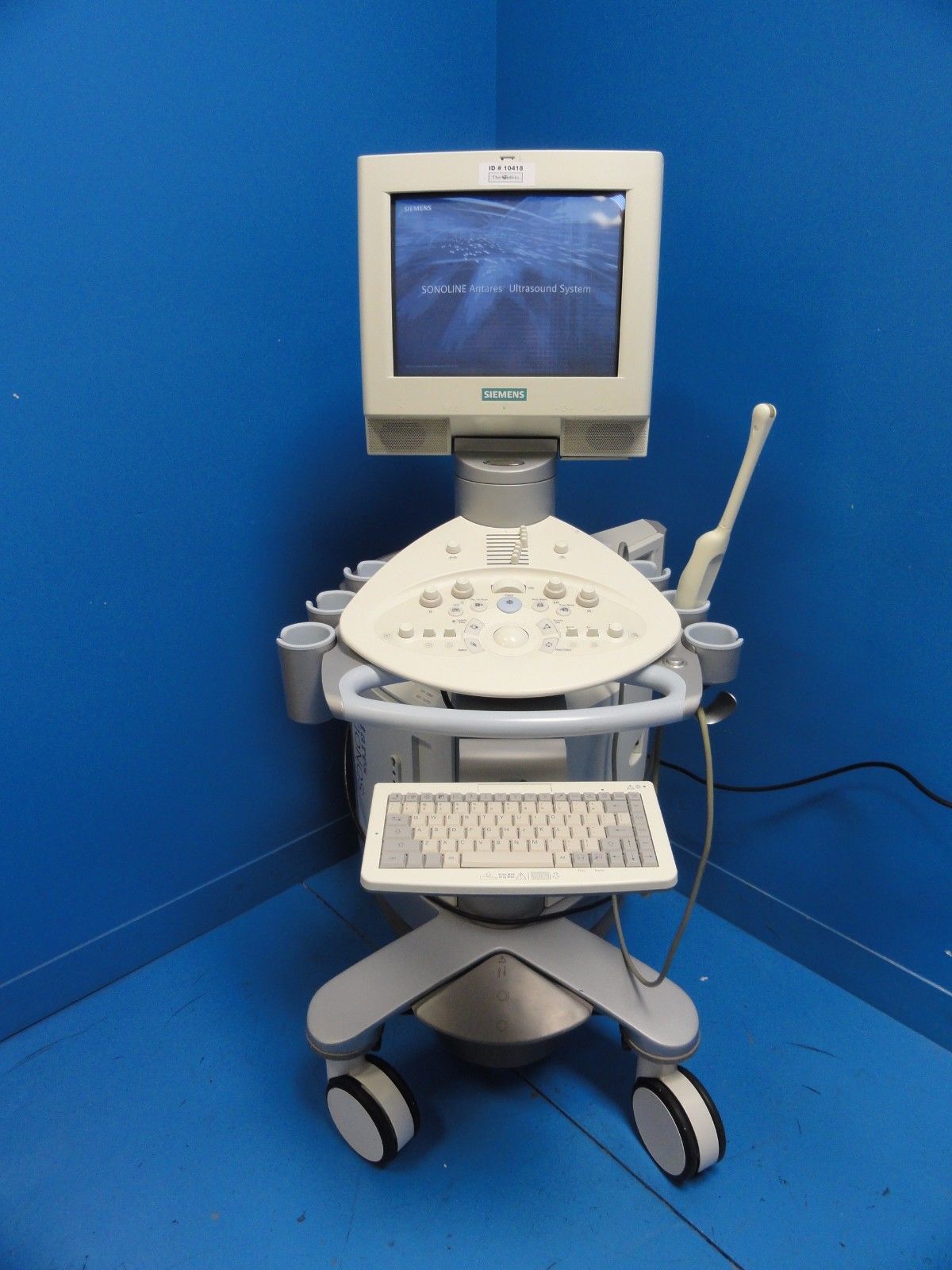 Siemens Sonoline Antares Diagnostic Ultrasound System W/ EC9-4 Probe (10418) DIAGNOSTIC ULTRASOUND MACHINES FOR SALE