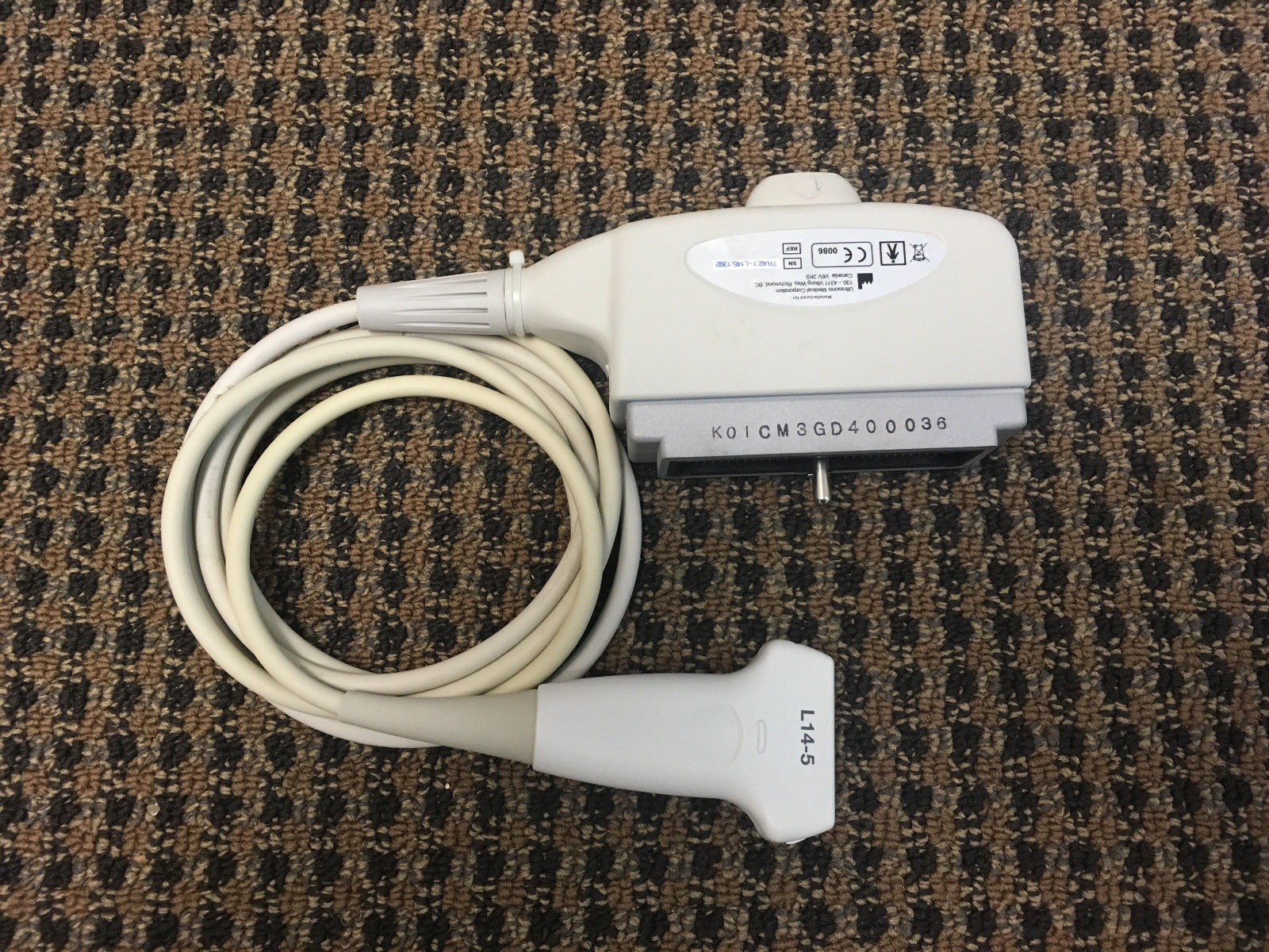 Ultrasonix L14-5/38 Ultrasound Transducer Probe (L14-5 / 38) DIAGNOSTIC ULTRASOUND MACHINES FOR SALE