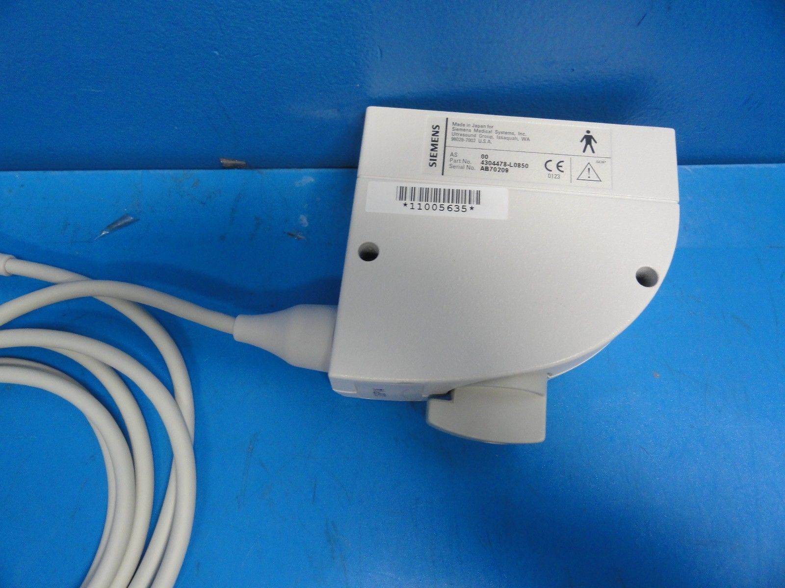 Siemens 3.5P14 Phased Array 3.5MHz Ultrasound Probe W/ Case for Omnia Versa 9837 DIAGNOSTIC ULTRASOUND MACHINES FOR SALE