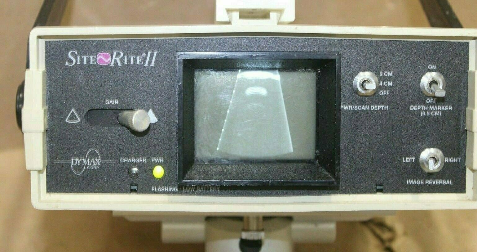 Dymax Site Rite II Vascular Ultrasound Scanner w/ Probe DIAGNOSTIC ULTRASOUND MACHINES FOR SALE