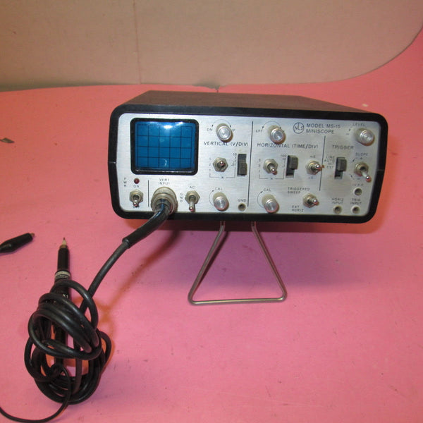 Non-Linear Systems NLS MS-15 Miniscope Oscilloscope Mini scope PKW-105 Probe