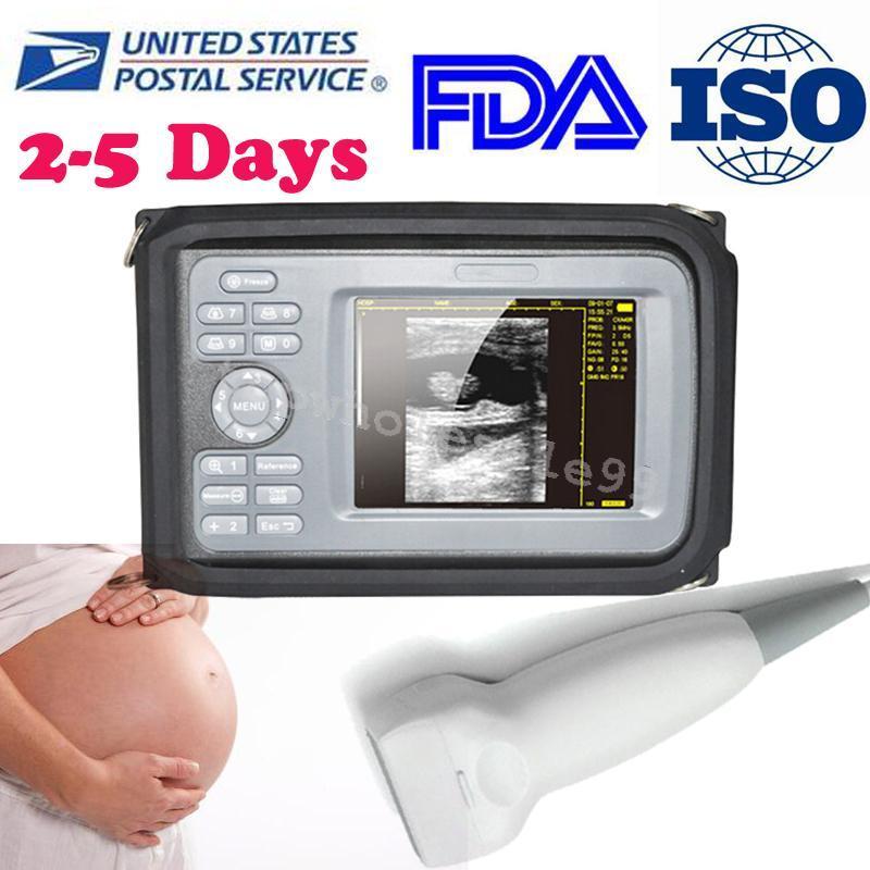 5.5 Inch Digital ultrasound Scanner System with Linear Probe with FREE Oximeter 190891996220 DIAGNOSTIC ULTRASOUND MACHINES FOR SALE