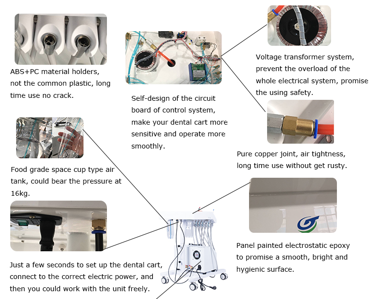 Veterinary Small Animal Portable Dental Unit With Compressor DIAGNOSTIC ULTRASOUND MACHINES FOR SALE